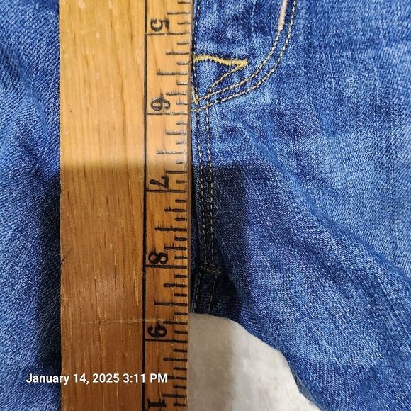 Hudson Nico Midrise Ankle Super Skinny Jeans Women's Size 25 Blue Stretch Denim - Picture 6 of 13